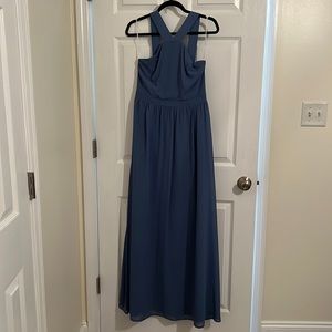 Lulu Formal Steel Blue Dress - M
